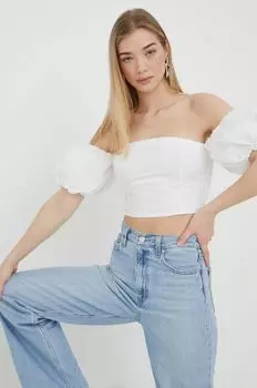 Топ Abercrombie & Fitch, белый