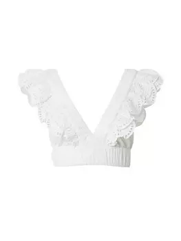 Топ Abercrombie & Fitch, белый