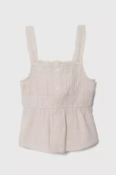 Топ Abercrombie & Fitch для мальчиков и девочек, бежевый