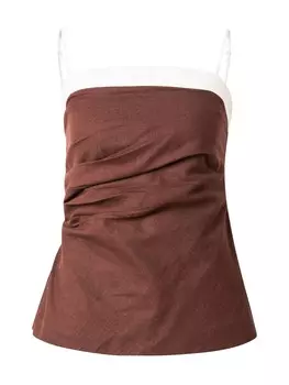 Топ Abercrombie & Fitch, коричневый