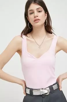 Топ Abercrombie & Fitch, розовый