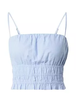 Топ Abercrombie & Fitch, светло-синий