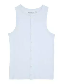 Топ Abercrombie & Fitch, светло-синий