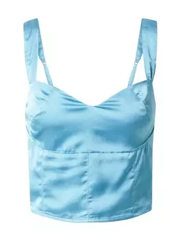 Топ Abercrombie & Fitch, светло-синий