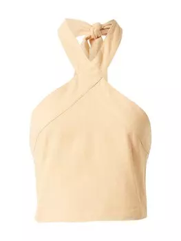 Топ Abercrombie & Fitch, светло-желтого