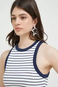 Топ Abercrombie & Fitch, темно-синий