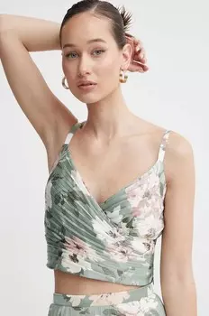 Топ Abercrombie & Fitch, зеленый