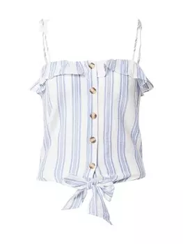 Топ About You LISSI, синий/белый