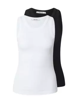 Топ ABOUT YOU Lola, черный/белый