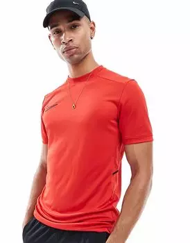 Топ Academy 25 Dri-FIT красного цвета Nike Football
