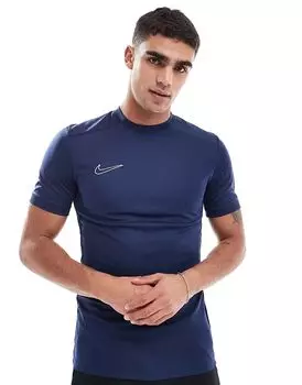 Топ Academy 25 Dri-FIT темно-синего цвета Nike Football