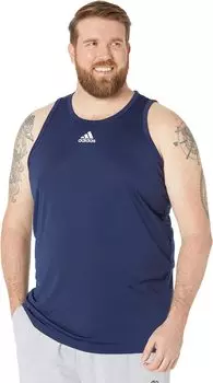 Топ Adidas Big & Tall 3G Tank, цвет Team Navy Blue