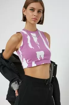Топ adidas Originals, фиолетовый