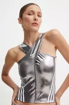 Топ adidas Originals, серебряный