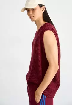 Топ adidas Originals, темно-красный