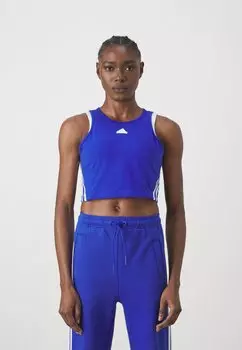 Топ adidas Sportswear FUTURE ICONS THREE STRIPES, цвет semi lucid blue