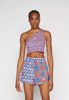 Топ ADIDAS X FARM TANK TOP adidas Sportswear, цвет bold blue/bright red