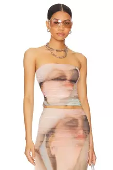 Топ AFRM Pasquina Strapless, цвет Nude Portrait