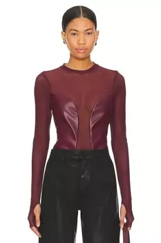 Топ AFRM Sirena, цвет Fig