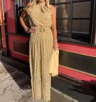 Топ After Glow с завязкой на шее, многоцветный bishop + young, цвет multi