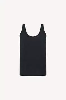 Топ Aika из хлопка The Row, черный