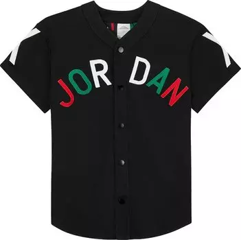 Топ Air Jordan x Nina Chanel Abney Reversible Jersey Top 'Black', черный