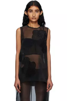 Топ Alba Cecilie Bahnsen, черный