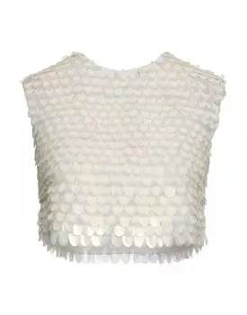 Топ Alberta Ferretti, слоновая кость