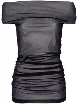 Топ Alegra с открытыми плечами Proenza Schouler, черный