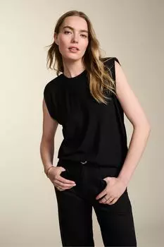 Топ alessia из материала lenzing ecovero Baukjen, черный
