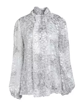 Топ Alexander Mcqueen, светло-серый