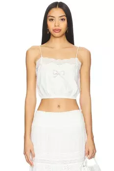 Топ Aliaya Loveshackfancy, optic white