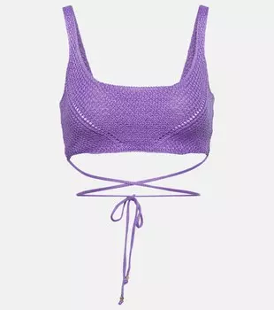 Топ Alma крючком BANANHOT, фиолетовый