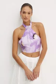 Топ АЛОРА Bardot, фиолетовый