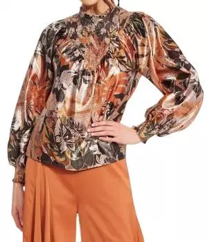 Топ Amalia в блестящем цвете EVA FRANCO, цвет glitter bloom