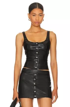 Топ Amanda Uprichard Eunice, черный