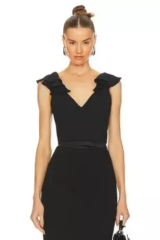 Топ Amanda Uprichard Gimlet, черный