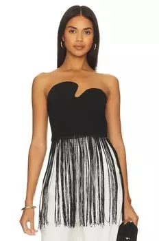 Топ Amanda Uprichard Puzzle Strapless, черный