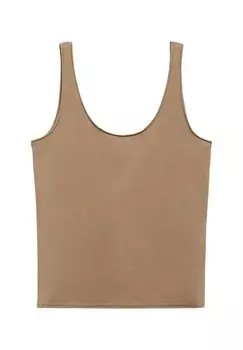 Топ AMAPOLA Mango, коричневый