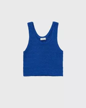 Топ American Vintage Nyama Top, цвет bleu roi