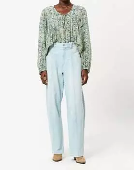 Топ Ametissa синего цвета Isabel Marant