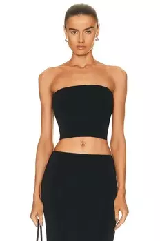 Топ Амина без рукавов Eterne, черный