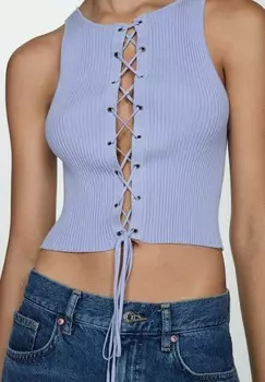 Топ ANDIAMO Mango, светло-голубой