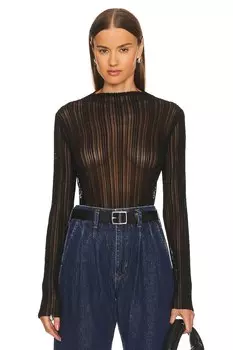 Топ ANINE BING Amy, черный