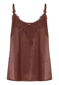 Топ ANNA Cream, коричневый