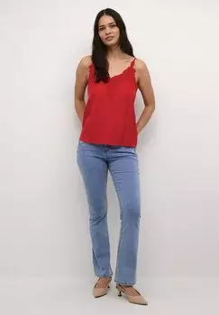 Топ Anna Cream, красный бархат