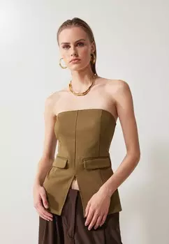 Топ Anna Field, оливковый