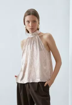 Топ Anna Field, серебристый