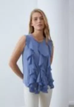 Топ Anna Field, светло-синий