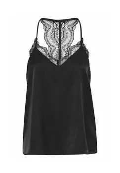 Топ ANNA FINE Cream, черный